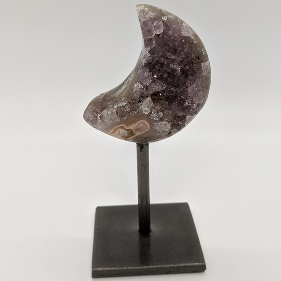 Amethyst Moon with Stand - Picture 2 of 7